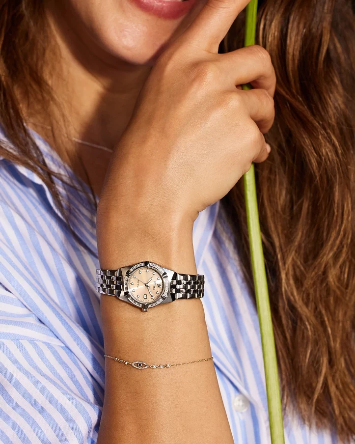 Corso Diamond Taupe Dial Stainless Steel Bracelet EW2710-51X | CITIZEN